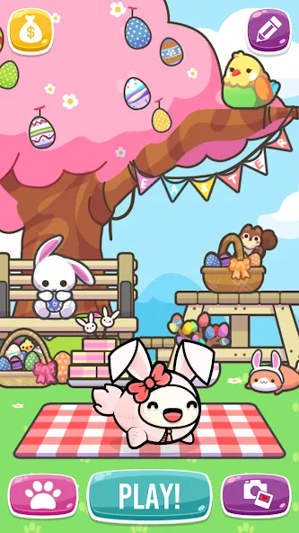 Happy Hop: Kawaii Jump взломанный APK — Безлимитные жизни и открыты все скины — скриншот 5