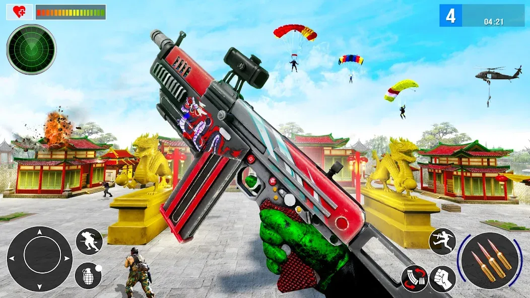Скачать Real Commando Secret Mission — Безлимитные патроны и здоровье — скриншот 1
