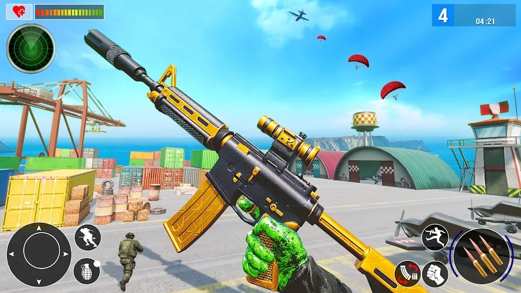 Скачать Real Commando Secret Mission — Безлимитные патроны и здоровье — скриншот 2