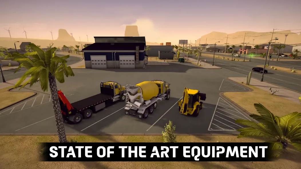 Скачать взлом Construction City Simulator — Безлимитные деньги и техника — скриншот 5