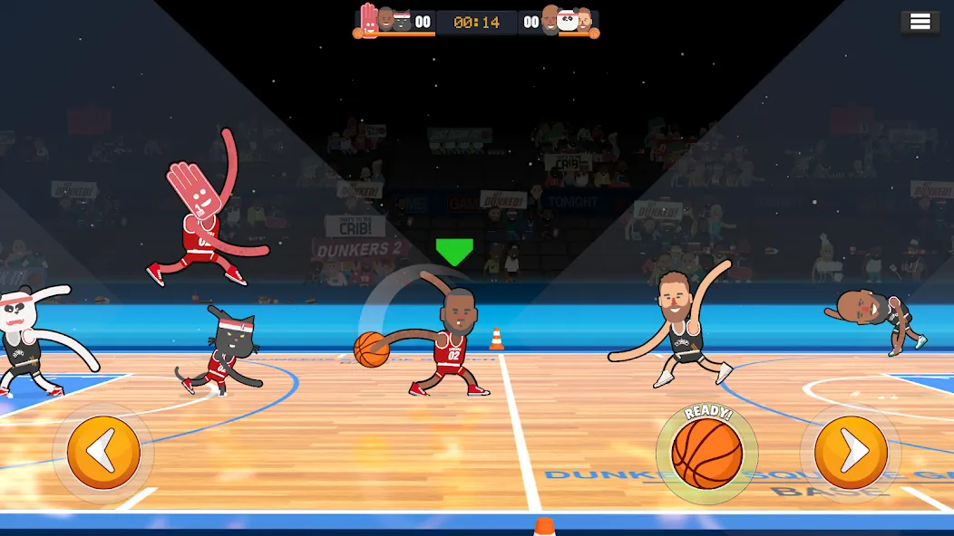 Мод Dunkers 2 — Безлимитные деньги и энергия, скачать APK — скриншот 2