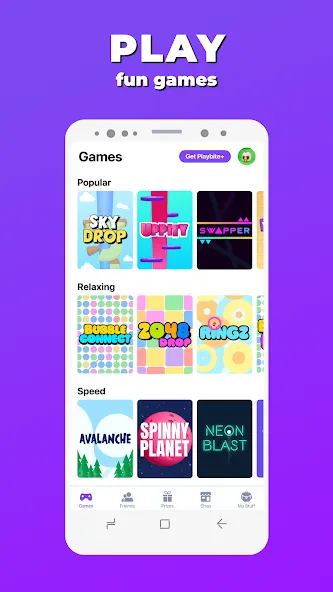 Мод Playbite - Play & Win Prizes — Больше игр и ценных призов, скачать APK — скриншот 3