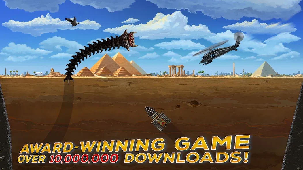 Death Worm™ взломанный APK — Безлимитные деньги и жизни — скриншот 1 Death Worm™ взломанный APK — Безлимитные деньги и жизни — скриншот 1