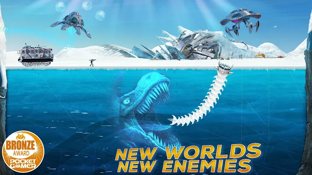 Death Worm™ взломанный APK — Безлимитные деньги и жизни — скриншот 2 Death Worm™ взломанный APK — Безлимитные деньги и жизни — скриншот 2
