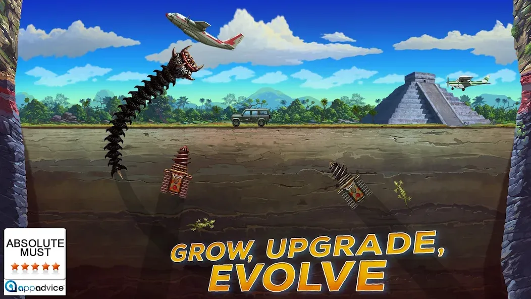 Death Worm™ взломанный APK — Безлимитные деньги и жизни — скриншот 3 Death Worm™ взломанный APK — Безлимитные деньги и жизни — скриншот 3