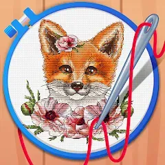 Скачать Cross Stitch Coloring Art на Андроид с модом — Без рекламы и все узоры открыты