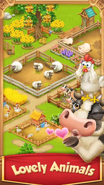Village and Farm взломанный APK — Безлимитные деньги и ресурсы — скриншот 2 Village and Farm взломанный APK — Безлимитные деньги и ресурсы — скриншот 2
