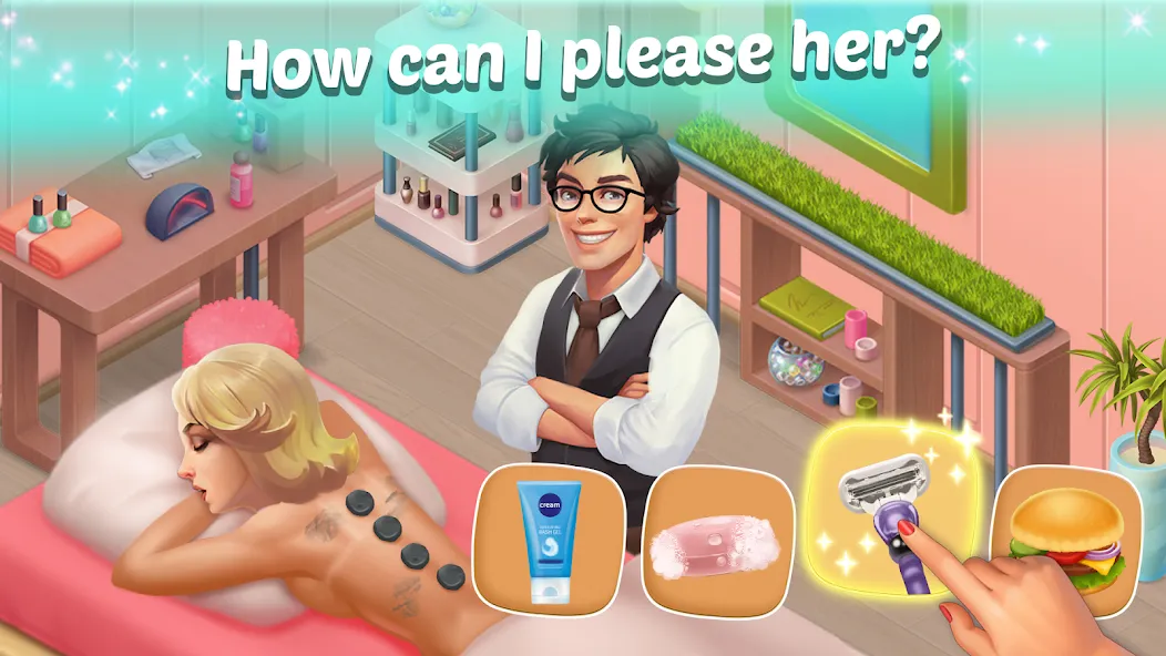 Family Hotel: love & match-3 MOD APK: Безлимитные монеты и жизни — скриншот 1