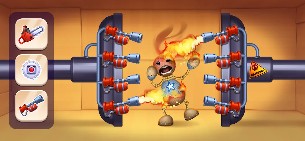 Скачать Kick the Buddy－Fun Action Game Mod APK — Безлимитные монеты и разблокированы все предметы — скриншот 1