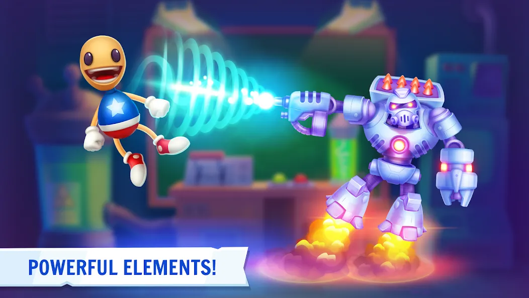 Kick the Buddy: Forever взломанный APK — Безлимитные деньги и предметы — скриншот 2