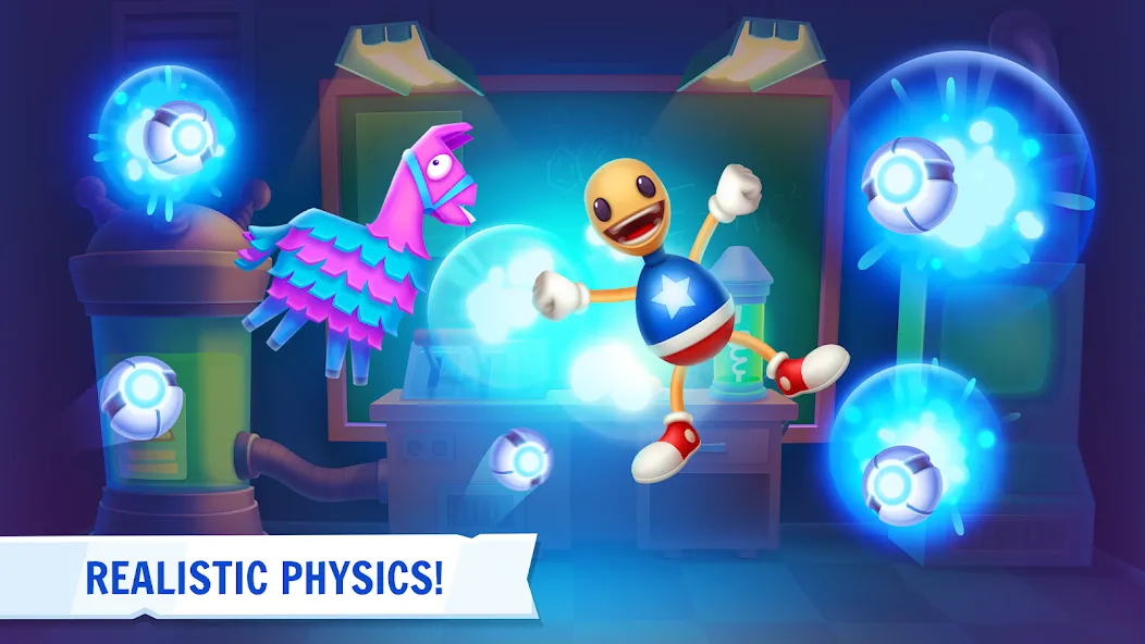Kick the Buddy: Forever взломанный APK — Безлимитные деньги и предметы — скриншот 4