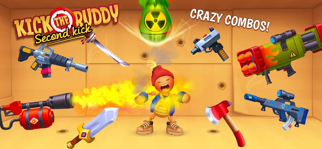 Kick the Buddy: Second Kick взлом APK — Безлимитные деньги и оружие — скриншот 5 Kick the Buddy: Second Kick взлом APK — Безлимитные деньги и оружие — скриншот 5
