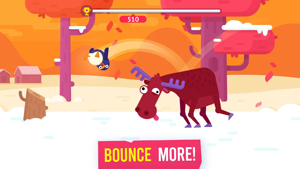 Bouncemasters: Penguin Games взлом APK — Безлимитные монеты и усиленный прыжок — скриншот 2 Bouncemasters: Penguin Games взлом APK — Безлимитные монеты и усиленный прыжок — скриншот 2
