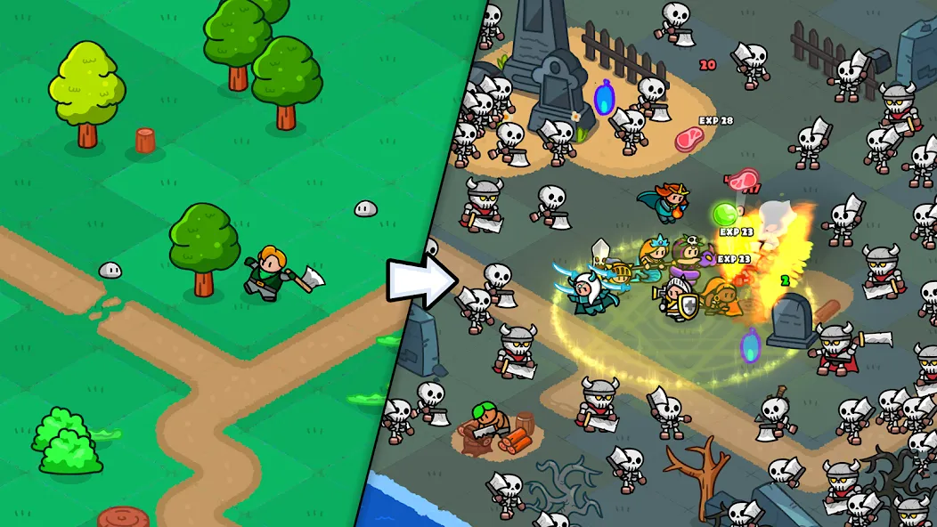 Скачать взлом Rumble Heroes - Adventure RPG — Безлимитные деньги и усиленные герои — скриншот 1 Скачать взлом Rumble Heroes - Adventure RPG — Безлимитные деньги и усиленные герои — скриншот 1