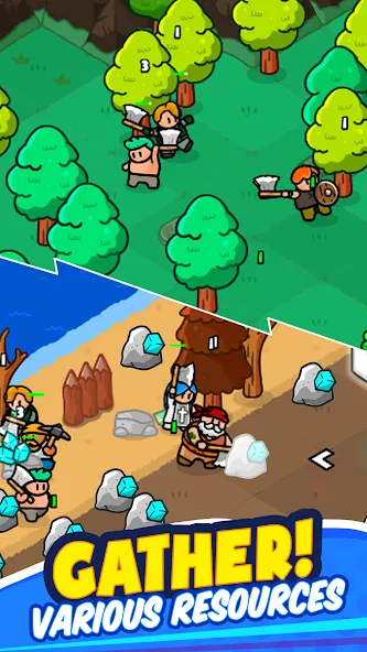 Скачать взлом Rumble Heroes - Adventure RPG — Безлимитные деньги и усиленные герои — скриншот 2 Скачать взлом Rumble Heroes - Adventure RPG — Безлимитные деньги и усиленные герои — скриншот 2