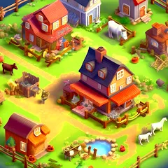 Country Valley Farming Game — последняя версия с модом (Безлимитные монеты и ресурсов)
