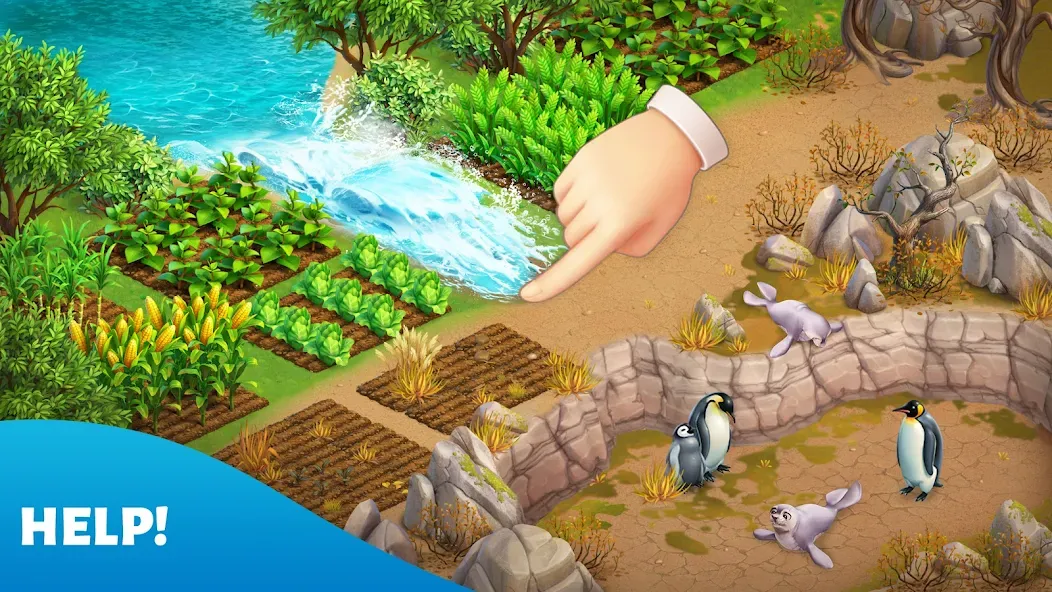 Скачать Spring Valley: Farm Game бесплатно — Безлимитные деньги и ресурсы — скриншот 1