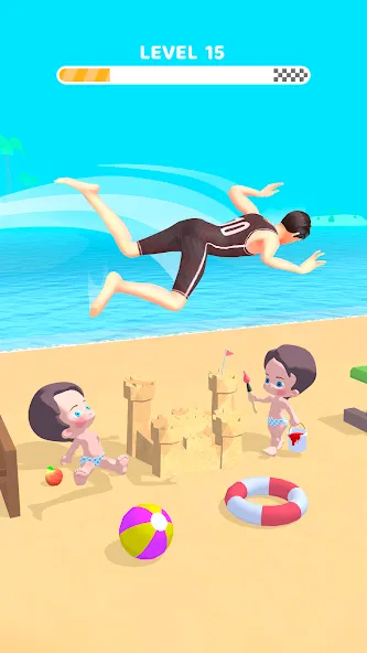Скачать мод Home Flip: Crazy Jump Master — Безлимитные монеты и все уровни — скриншот 2