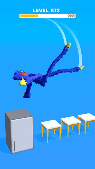 Скачать мод Home Flip: Crazy Jump Master — Безлимитные монеты и все уровни — скриншот 4
