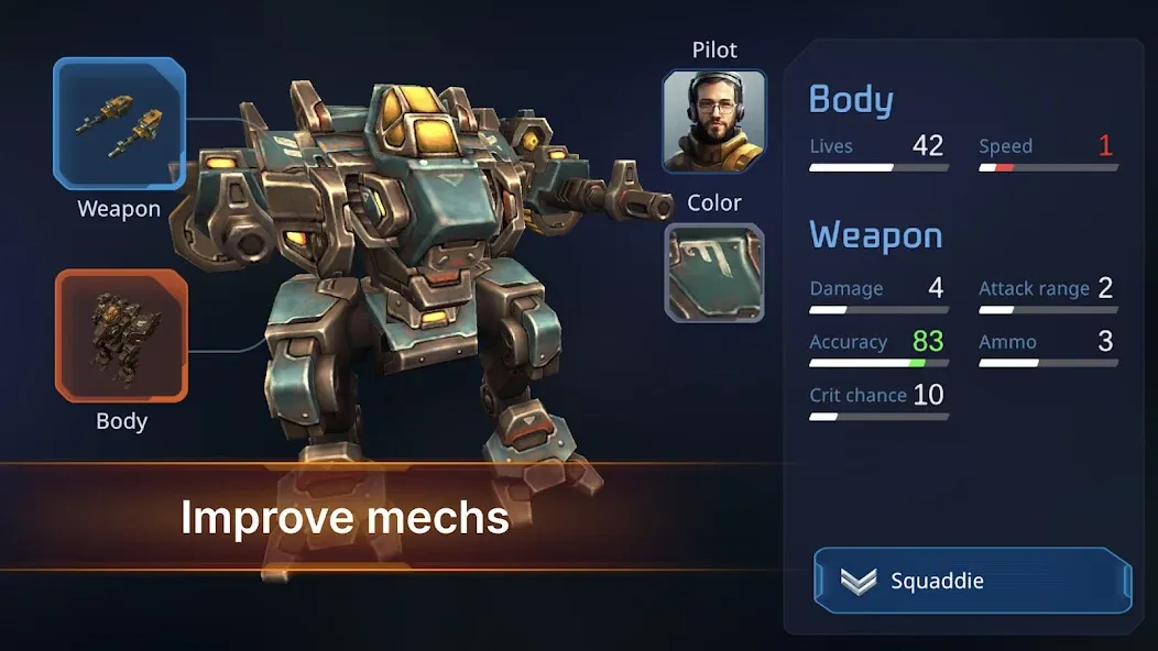 Concern: Mech Armored Front взлом APK — Безлимитные ресурсы и мощная броня — скриншот 3