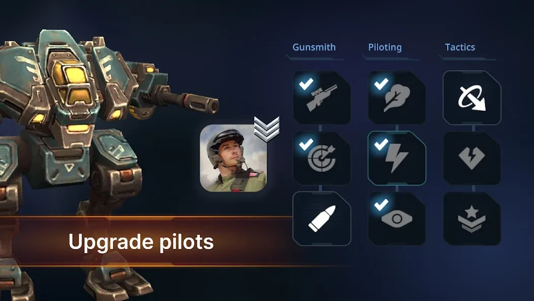 Concern: Mech Armored Front взлом APK — Безлимитные ресурсы и мощная броня — скриншот 5