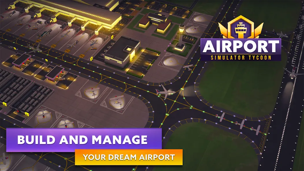 Скачать Airport Simulator: Tycoon Inc. последней версии — Безлимитные деньги и все самолёты — скриншот 2