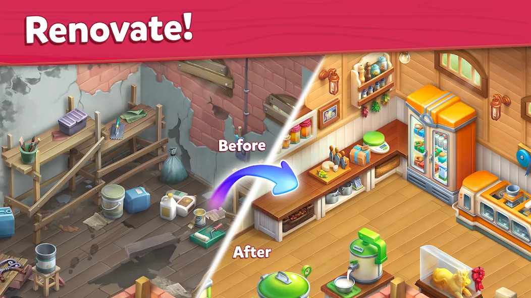 Farmscapes MOD APK: Безлимитные монеты и ресурсы — скриншот 2