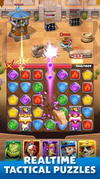 Скачать Puzzle Breakers: Champions War бесплатно — Безлимитные деньги и усиленные герои — скриншот 4
