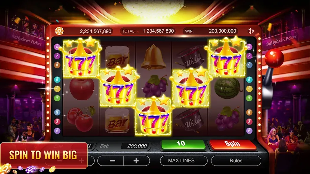 Скачать мод RallyAces Poker — Безлимитные фишки и открытые столы — скриншот 2 Скачать мод RallyAces Poker — Безлимитные фишки и открытые столы — скриншот 2