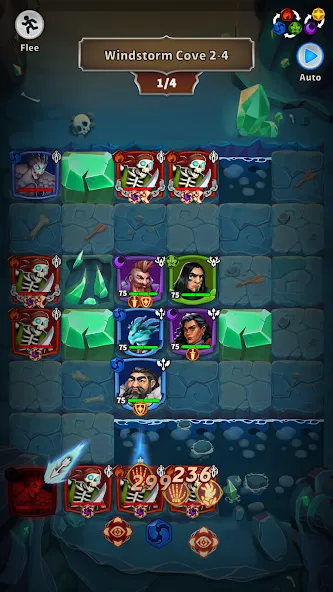 Скачать Friends & Dragons - Puzzle RPG последней версии — Безлимитные ресурсы и энергия — скриншот 5