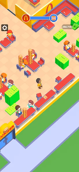 Скачать My Burger Shop: Burger Games на Андроид с модом — Безлимитные деньги и все уровни — скриншот 1 Скачать My Burger Shop: Burger Games на Андроид с модом — Безлимитные деньги и все уровни — скриншот 1