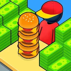 Скачать My Burger Shop: Burger Games на Андроид с модом — Безлимитные деньги и все уровни