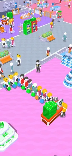 My Mini Mall: Mart Tycoon Game — Безлимитные деньги и всё открыто, скачать мод APK — скриншот 1