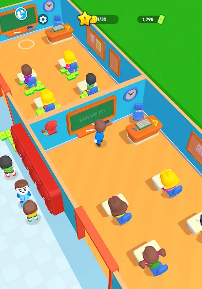 My Dream School Tycoon Games на телефон — скачать мод: Безлимитные деньги и все здания открыты — скриншот 5 My Dream School Tycoon Games на телефон — скачать мод: Безлимитные деньги и все здания открыты — скриншот 5