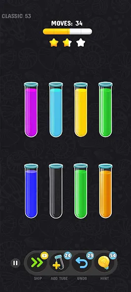 Скачать Color Water Sort Puzzle Games на Андроид с модом — Без рекламы и все уровни открыты — скриншот 2 Скачать Color Water Sort Puzzle Games на Андроид с модом — Без рекламы и все уровни открыты — скриншот 2