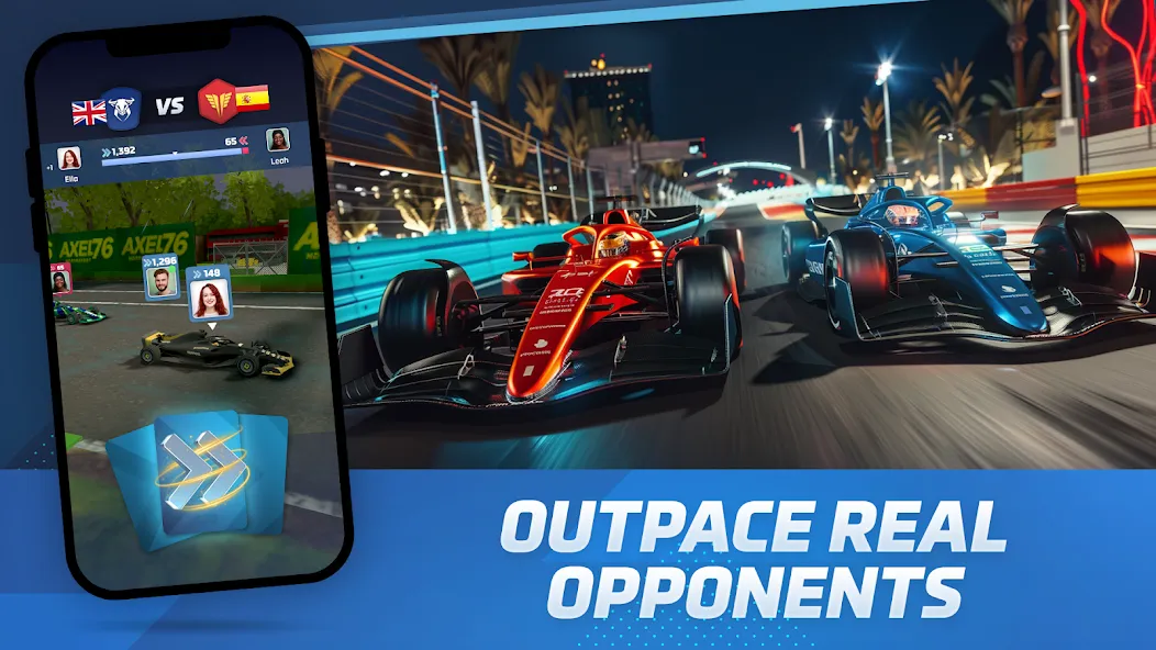 Racing Rivals: Team Car Game — скачать мод: Безлимитные деньги и открыты все машины — скриншот 3 Racing Rivals: Team Car Game — скачать мод: Безлимитные деньги и открыты все машины — скриншот 3