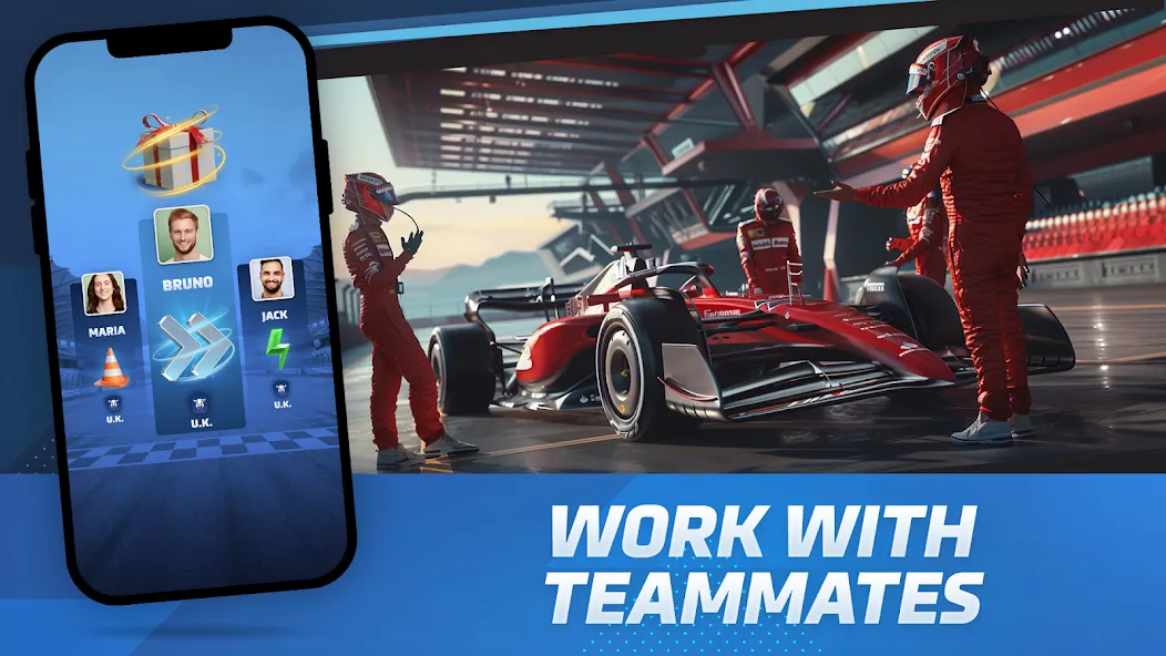 Racing Rivals: Team Car Game — скачать мод: Безлимитные деньги и открыты все машины — скриншот 4 Racing Rivals: Team Car Game — скачать мод: Безлимитные деньги и открыты все машины — скриншот 4