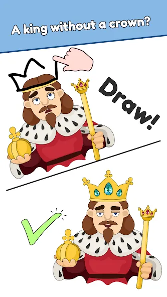 Скачать DOP: Draw One Part Mod APK — Безлимитные подсказки и монеты — скриншот 1 Скачать DOP: Draw One Part Mod APK — Безлимитные подсказки и монеты — скриншот 1