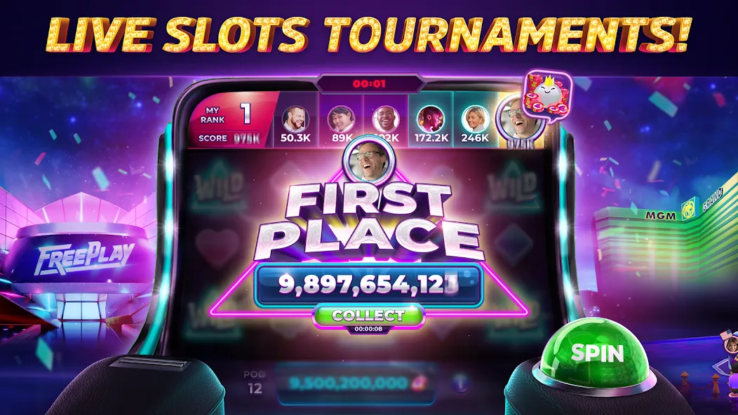 Скачать POP! Slots™ Vegas Casino Games последней версии — Безлимитные монеты и бонусы — скриншот 3 Скачать POP! Slots™ Vegas Casino Games последней версии — Безлимитные монеты и бонусы — скриншот 3
