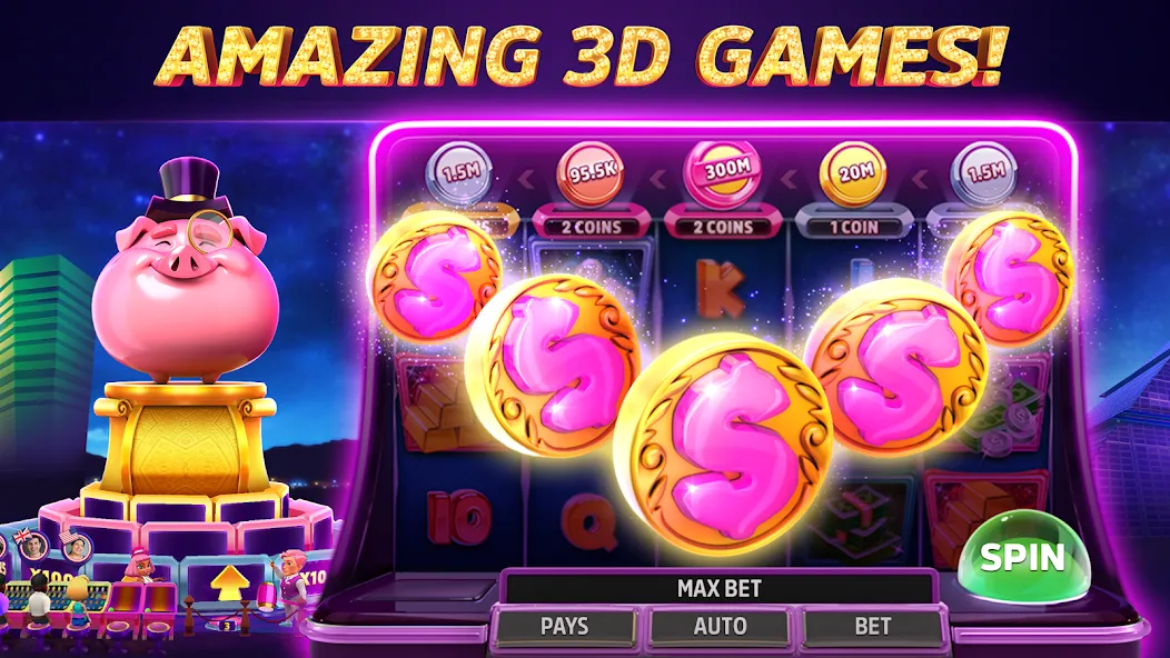 Скачать POP! Slots™ Vegas Casino Games последней версии — Безлимитные монеты и бонусы — скриншот 4 Скачать POP! Slots™ Vegas Casino Games последней версии — Безлимитные монеты и бонусы — скриншот 4