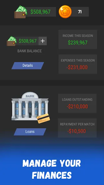 Wicket Cricket Manager на телефон — скачать мод: Безлимитные деньги и премиум функции — скриншот 3 Wicket Cricket Manager на телефон — скачать мод: Безлимитные деньги и премиум функции — скриншот 3