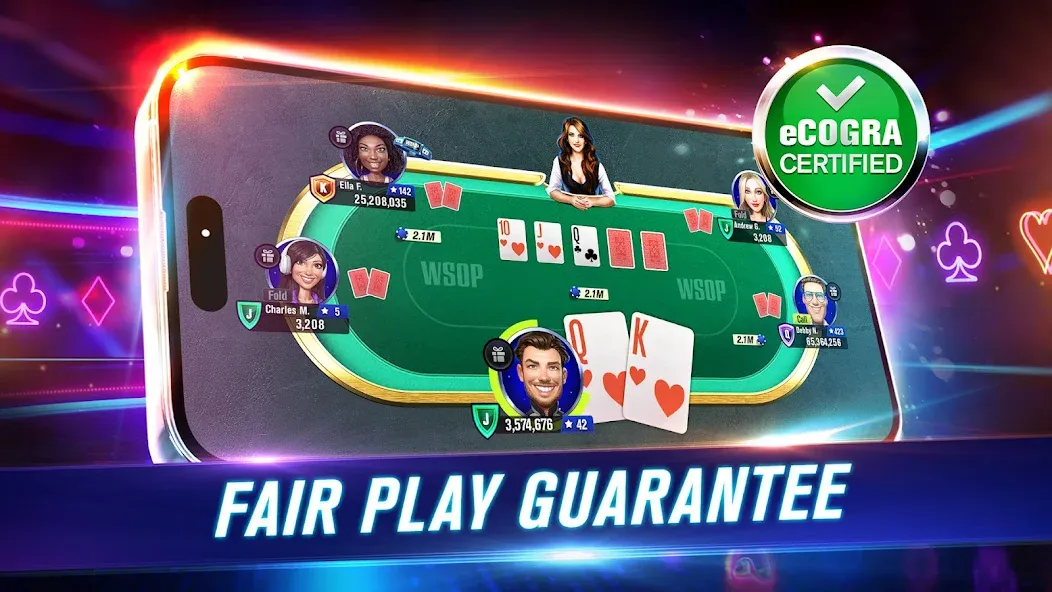 WSOP Poker: Texas Holdem Game — Безлимитные фишки и открыты все столы, скачать мод APK — скриншот 3 WSOP Poker: Texas Holdem Game — Безлимитные фишки и открыты все столы, скачать мод APK — скриншот 3