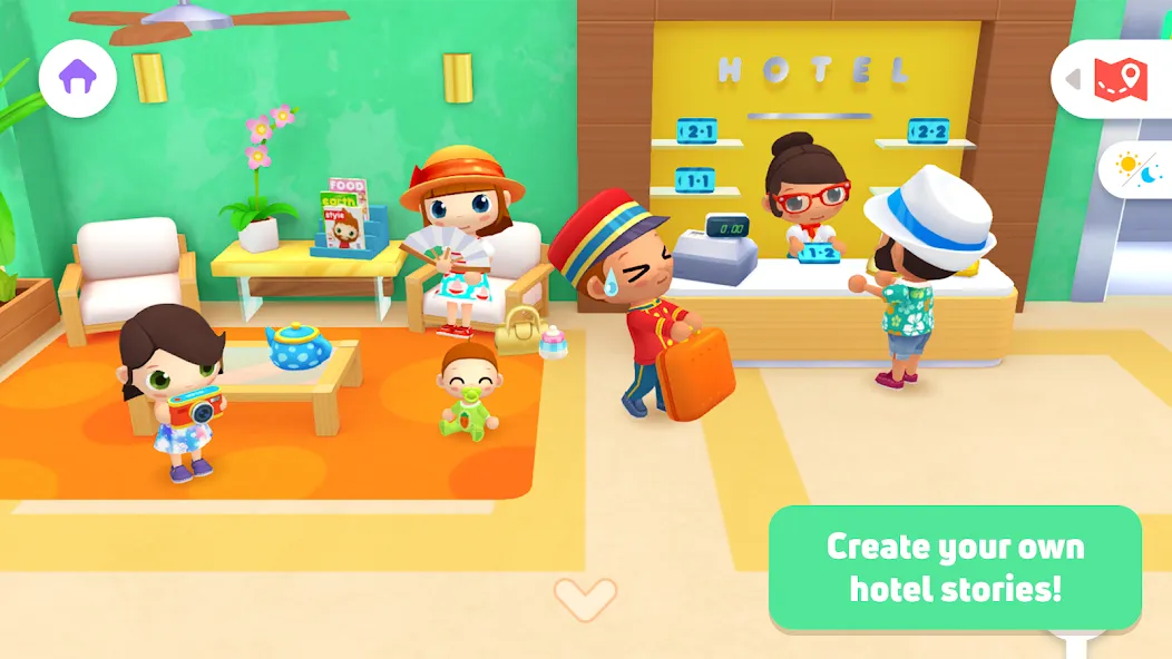 Скачать Vacation Hotel Stories Mod APK — Безлимитные деньги и всё открыто — скриншот 1 Скачать Vacation Hotel Stories Mod APK — Безлимитные деньги и всё открыто — скриншот 1