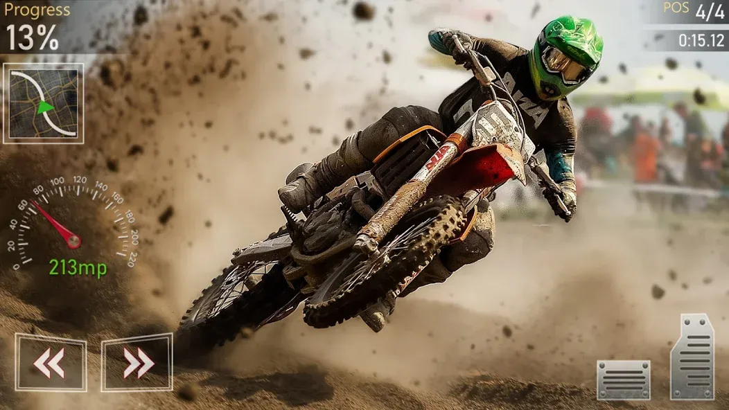 Motocross MX Dirt Bike Games (Мод: Безлимитные деньги и все мотоциклы) — скачать на Андроид — скриншот 2