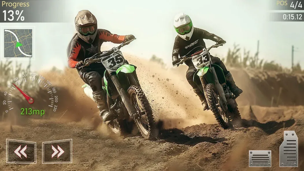 Motocross MX Dirt Bike Games (Мод: Безлимитные деньги и все мотоциклы) — скачать на Андроид — скриншот 4