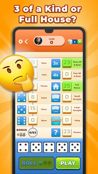 Скачать Yatzy - Fun Classic Dice Game — Безлимитные броски и открыты бонусы — скриншот 4 Скачать Yatzy - Fun Classic Dice Game — Безлимитные броски и открыты бонусы — скриншот 4