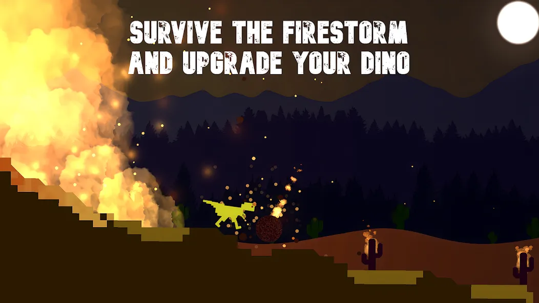 Скачать мод Dino Run Survival — Безлимитные ресурсы и режим выживания — скриншот 1