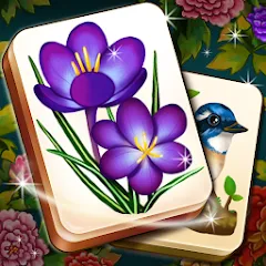 Mahjong Blossom Solitaire — Без рекламы и бесконечные подсказки, скачать мод APK