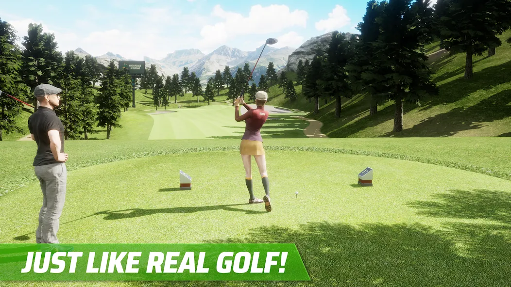 Golf King - World Tour — взломанная версия, Безлимитные монеты и улучшенное снаряжение — скриншот 1 Golf King - World Tour — взломанная версия, Безлимитные монеты и улучшенное снаряжение — скриншот 1