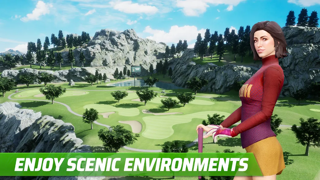 Golf King - World Tour — взломанная версия, Безлимитные монеты и улучшенное снаряжение — скриншот 3 Golf King - World Tour — взломанная версия, Безлимитные монеты и улучшенное снаряжение — скриншот 3